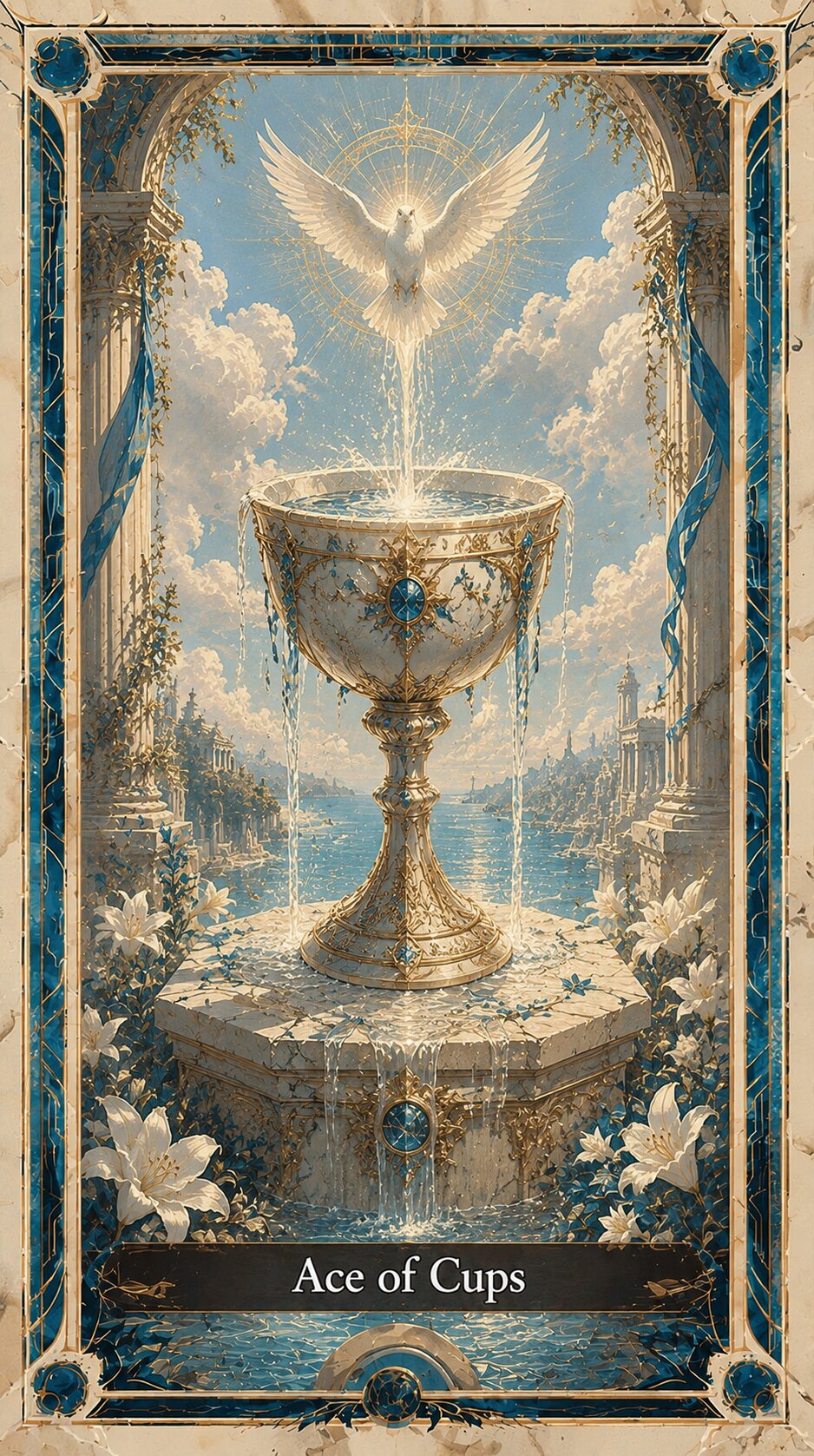 Ace of Cups tarot artwork