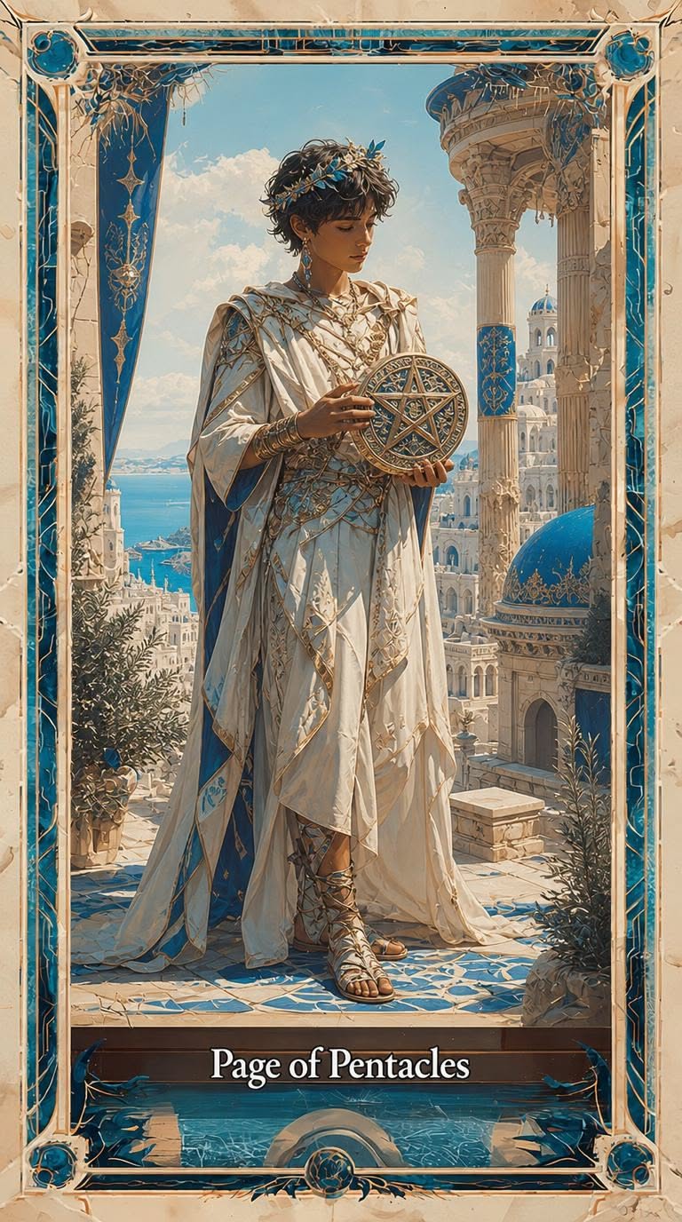 Page of Pentacles tarot artwork