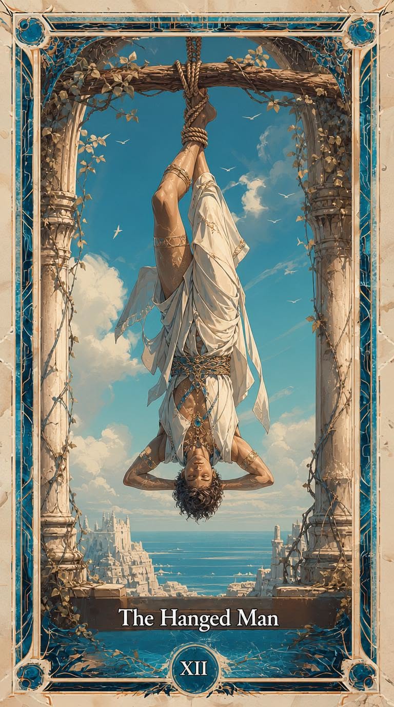 The Hanged Man tarot artwork