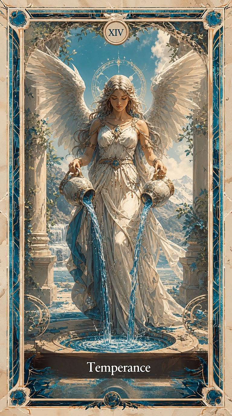 Temperance tarot artwork