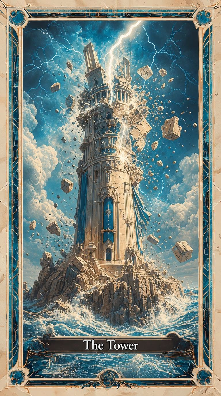 The Tower tarot artwork