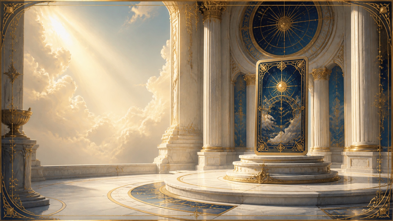 A sunlit classical dome framing the celestial sanctuary